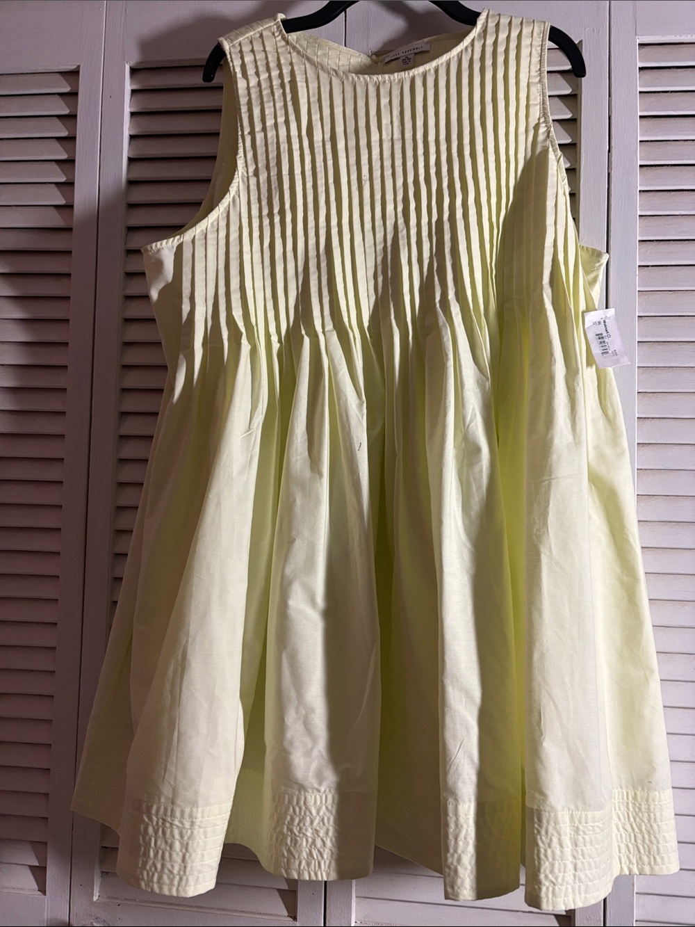 Pintuck YellotDress